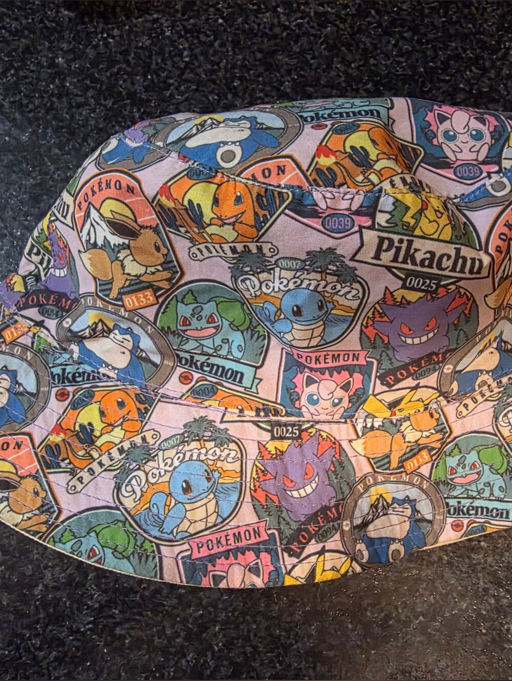 Pokemon Reversible Poké-Badge Bucket Hat